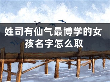 姓司有仙气最博学的女孩名字怎么取