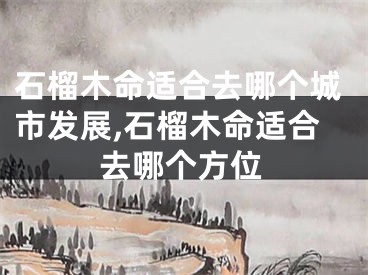 石榴木命适合去哪个城市发展,石榴木命适合去哪个方位