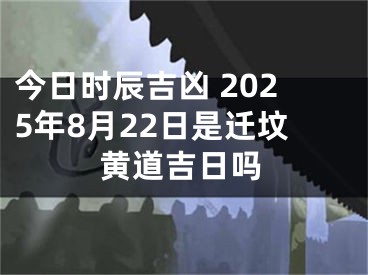 今日时辰吉凶 2025年8月22日是迁坟黄道吉日吗