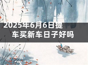 2025年6月6日提车买新车日子好吗