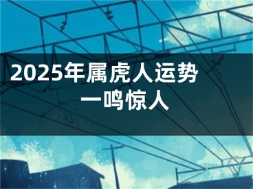 2025年属虎人运势一鸣惊人
