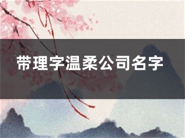 带理字温柔公司名字