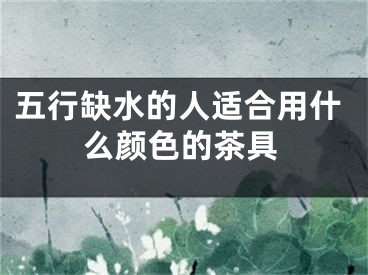五行缺水的人适合用什么颜色的茶具