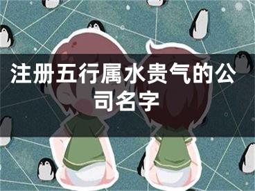 注册五行属水贵气的公司名字