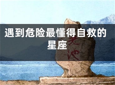 遇到危险最懂得自救的星座