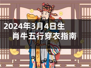 2024年3月4日生肖牛五行穿衣指南