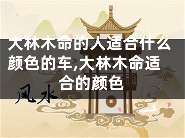 大林木命的人适合什么颜色的车,大林木命适合的颜色