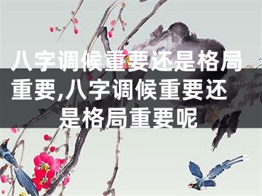 八字调候重要还是格局重要,八字调候重要还是格局重要呢