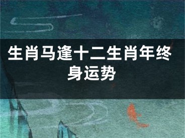 生肖马逢十二生肖年终身运势