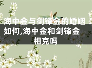 海中金与剑锋金的婚姻如何,海中金和剑锋金相克吗
