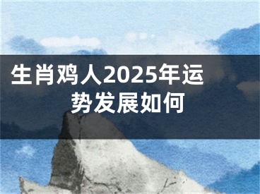 生肖鸡人2025年运势发展如何