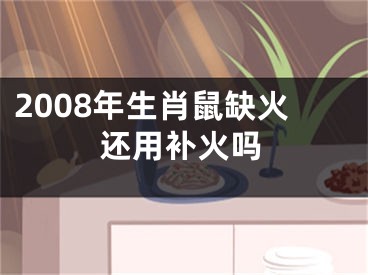 2008年生肖鼠缺火还用补火吗