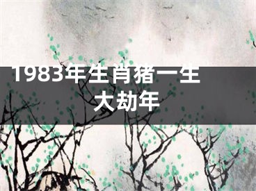 1983年生肖猪一生大劫年