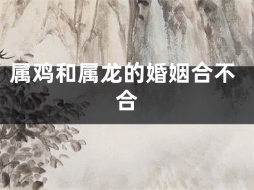 属鸡和属龙的婚姻合不合