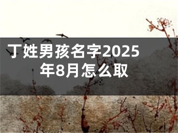 丁姓男孩名字2025年8月怎么取