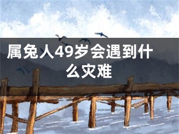 属兔人49岁会遇到什么灾难