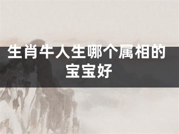 生肖牛人生哪个属相的宝宝好