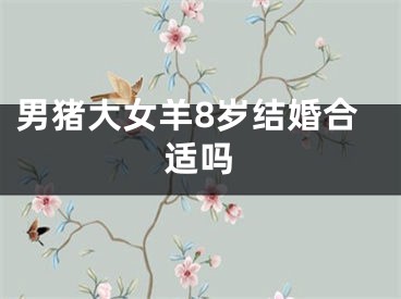 男猪大女羊8岁结婚合适吗
