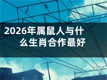 2026年属鼠人与什么生肖合作最好