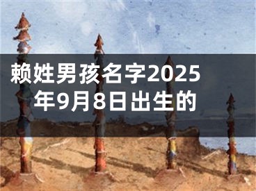 赖姓男孩名字2025年9月8日出生的