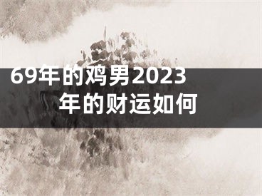 69年的鸡男2023年的财运如何