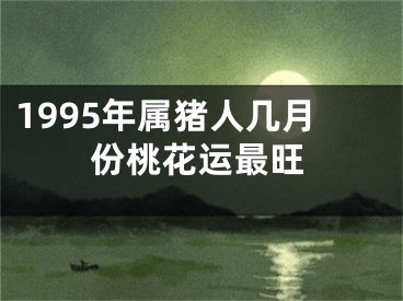 1995年属猪人几月份桃花运最旺
