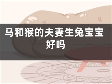 马和猴的夫妻生兔宝宝好吗