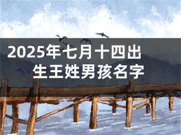 2025年七月十四出生王姓男孩名字