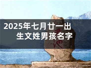 2025年七月廿一出生文姓男孩名字