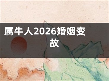属牛人2026婚姻变故