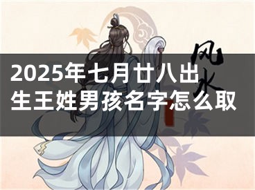 2025年七月廿八出生王姓男孩名字怎么取