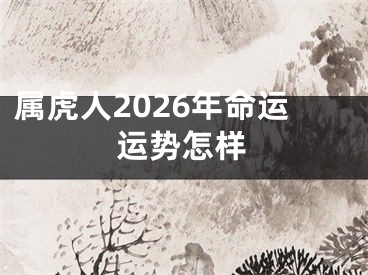 属虎人2026年命运运势怎样