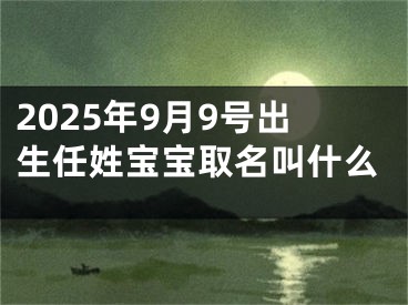 2025年9月9号出生任姓宝宝取名叫什么