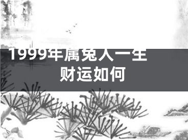 1999年属兔人一生财运如何