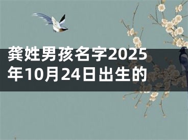 龚姓男孩名字2025年10月24日出生的