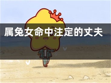 属兔女命中注定的丈夫 