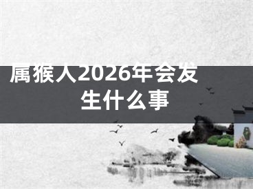 属猴人2026年会发生什么事