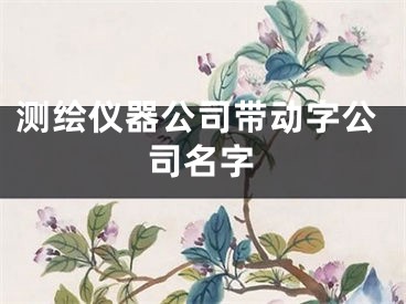 测绘仪器公司带动字公司名字