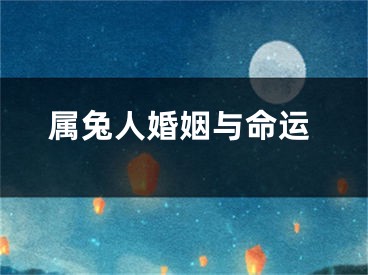 属兔人婚姻与命运
