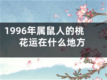 1996年属鼠人的桃花运在什么地方