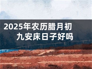 2025年农历腊月初九安床日子好吗