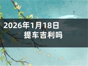 2026年1月18日提车吉利吗