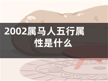 2002属马人五行属性是什么