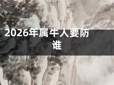 2026年属牛人要防谁