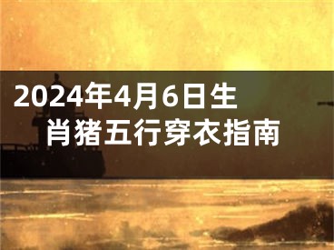 2024年4月6日生肖猪五行穿衣指南