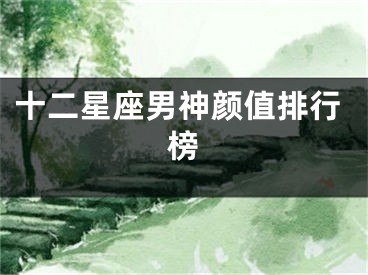 十二星座男神颜值排行榜