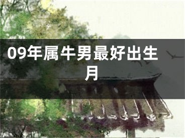 09年属牛男最好出生月
