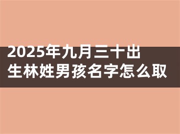 2025年九月三十出生林姓男孩名字怎么取
