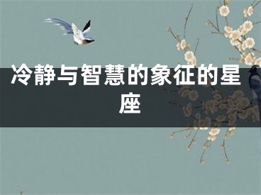 冷静与智慧的象征的星座