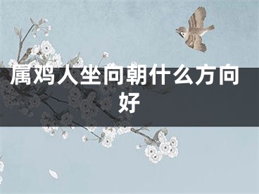 属鸡人坐向朝什么方向好